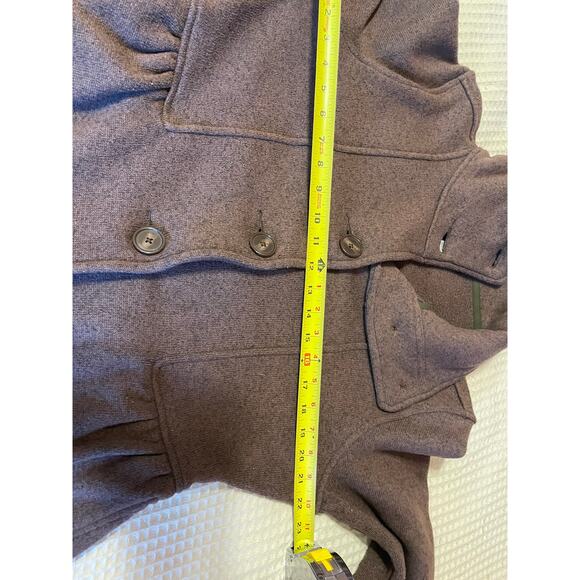 Patagonia Better Sweater Deep Purple Brown Cozy Button Up Peacoat Large - Picture 6 of 15